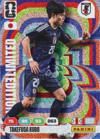 Takefusa Kubo Japonia Limited Edition Panini FIFA World Cup 2026