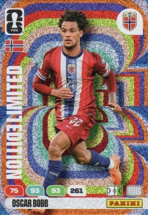 Oscar Bobb Norwegia Limited Edition Panini FIFA World Cup 2026