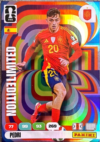 XXL-P Pedri Spain XXL Limited Edition Panini FIFA World Cup 2026