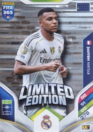 XXL-KM Kylian Mbappé Real Madrid C.F. XXL Limited Edition Panini FIFA 365 2026