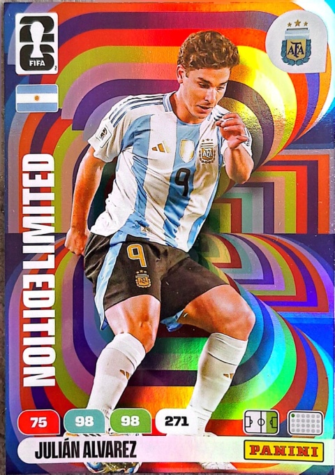 XXL-JA Julián Alvarez Argentina XXL Limited Edition Panini FIFA World Cup 2026