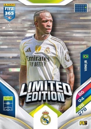 XXL-VJ Vini Jr Real Madrid C.F. XXL Limited Edition Panini FIFA 365 2026