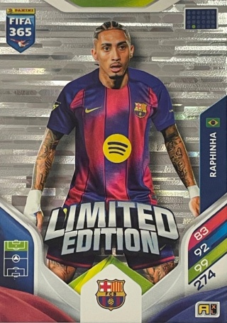 XXL-RA	Raphinha FC Barcelona XXL Limited Edition Panini FIFA 365 2026
