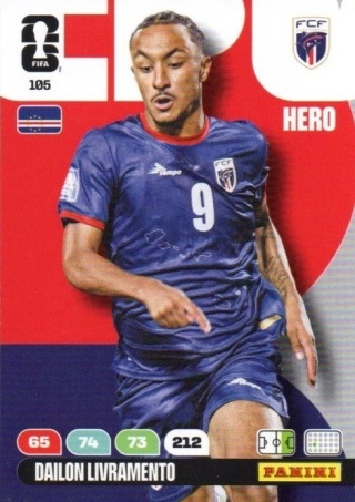 105 Dailon Livramento Cape Verde Hero Panini FIFA World Cup 2026