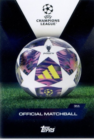 311 UEFA Champions League - UEFA Official Matchball Match Attax Extra 2025/26