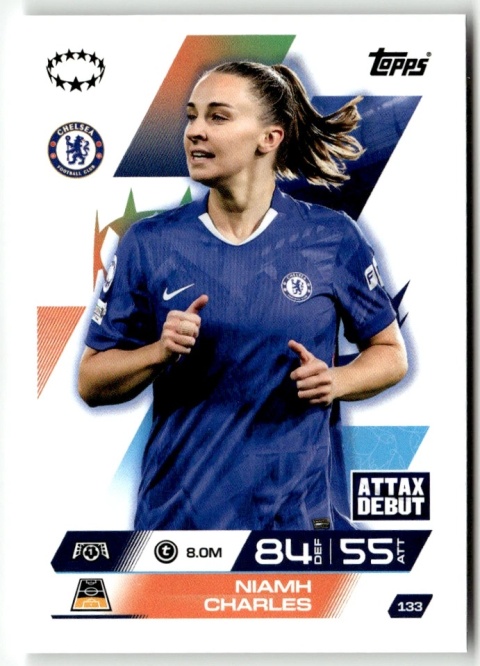 133 Miamh Charles Chelsea UEFA Women's Match Attax Extra 2025/26