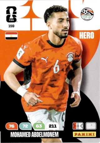 159 Mohamed Abdelmonem Egypt Hero Panini FIFA World Cup 2026