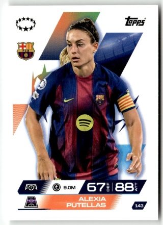 143 Alexis Putellas FC Barcelona UEFA Women's Match Attax Extra 2025/26