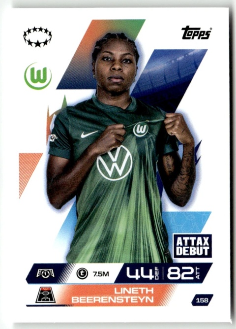 158 Lineth Beerensteyn VfL Wolfsburg UEFA Women's Match Attax Extra 2025/26