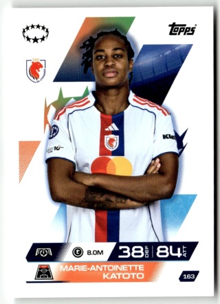 163 Marie Katoto OL Lyon UEFA Women's Match Attax Extra 2025/26