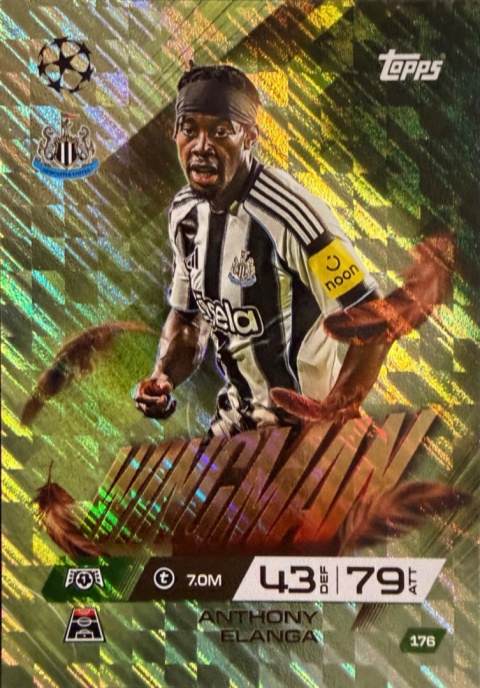 176 Anthony Elanga Newcastle United Wingman Match Attax Extra 2025/26