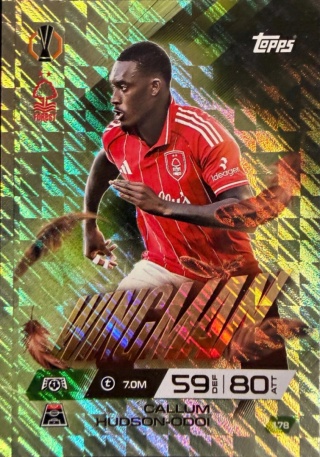178 Callum Hudson-Odoi Nottingham Forest Wingman Match Attax Extra 2025/26