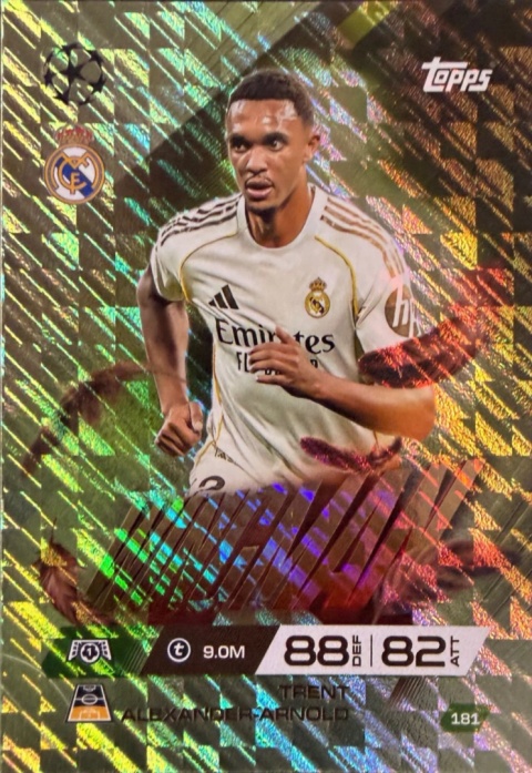 181 Trent Alexander-Arnold Real Madryt Wingman Match Attax Extra 2025/26