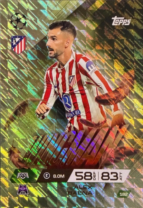 182 Alex Baena Atlético Madryt Wingman Match Attax Extra 2025/26