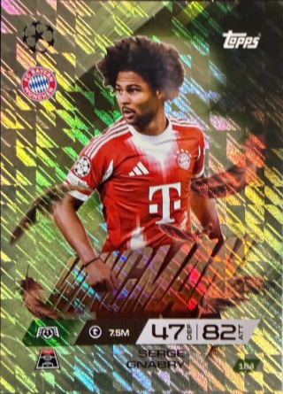 184 Serge Gnabry Bayern Wingman Match Attax Extra 2025/26