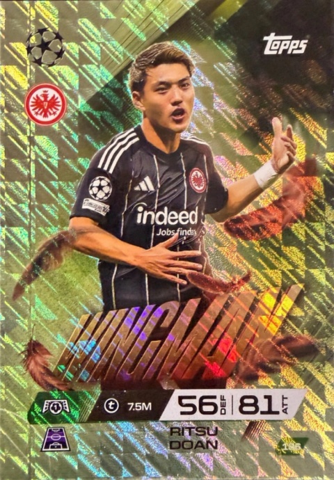 186 Ritsu Doan Eintracht Frankfurt Wingman Match Attax Extra 2025/26