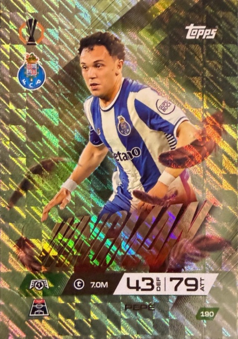 190 Pepe FC Porto Wingman Match Attax Extra 2025/26