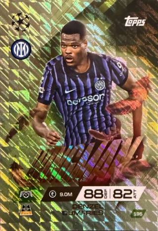 195 Denzel Dumfries Inter Wingman Match Attax Extra 2025/26