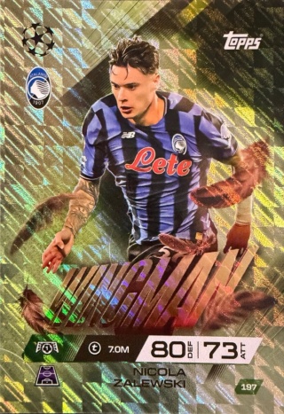 197 Nicola Zalewski Atalanta Wingman Match Attax Extra 2025/26