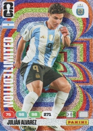 LE-JA Julián Alvarez Argentina Limited Edition Panini FIFA World Cup 2026