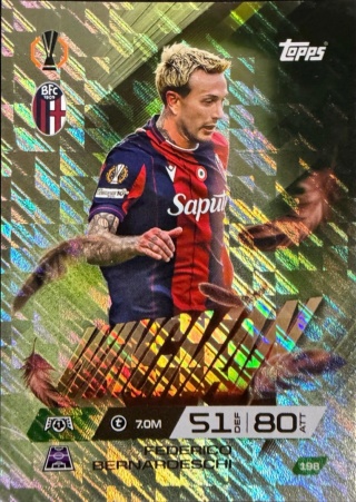 198 Federico Narnardeschi Bologna Wingman Match Attax Extra 2025/26