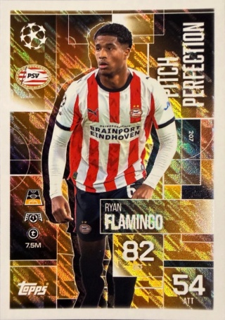 207 Ryan Flamingo PSV Eindhoven Pitch Perfection Match Attax Extra 2025/26