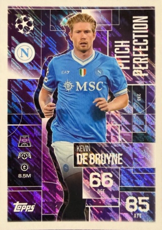213 Kevin De Bruyne Napoli Pitch Perfection Match Attax Extra 2025/26