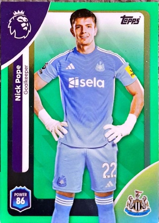 218 Nick Pope Newcastle United Base Green Premier League 2026