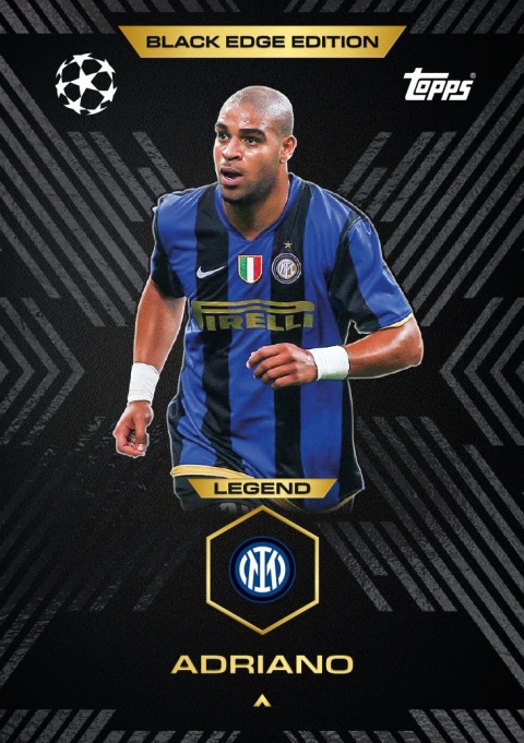 BE9 Adriano Inter Black Edge Edition Match Attax Extra 2025/26