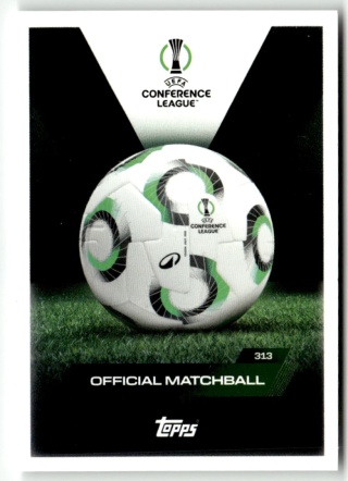 313 UEFA Europa Conference League - UEFA Official Matchball Match Attax Extra 2025/26