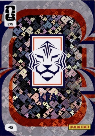 275 Team Crest Korea Republic Panini FIFA World Cup 2026