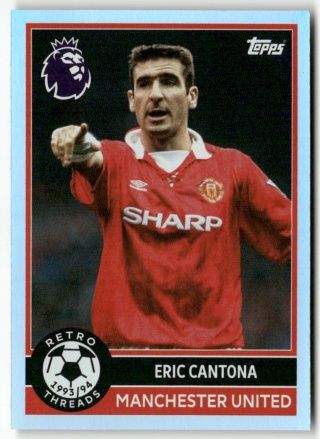 384 Eric Cantona Manchester City Retro Threads Premier League 2026