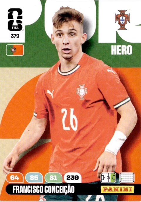379 Francisco Conceicao Portugal Hero Panini FIFA World Cup 2026