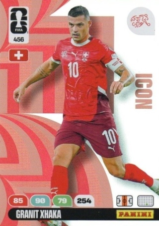456 Granit Xhaka Switzerland Icon Panini FIFA World Cup 2026