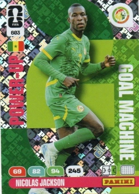 603 Nicolas Jackson Senegal Goal Machines Panini FIFA World Cup 2026