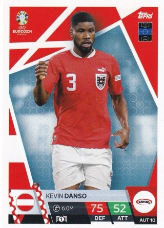 AUS10 Kevin Danso Austria Base EURO 2024 Match Attax