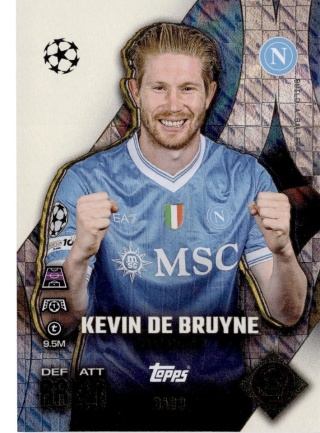 BAB3 Kevin De Bruyne Napoli Build-a-Baller Ultimate Baller Match Attax Extra 2025/26