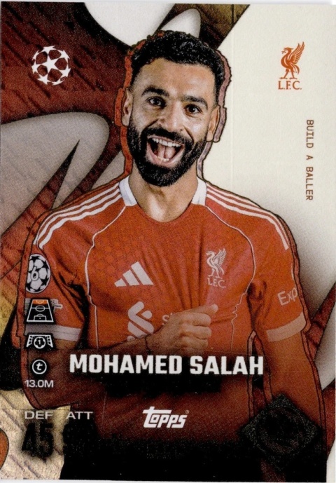 BAB6 Mohamed Salah Liverpool Build-a-Baller Ultimate Baller Match Attax Extra 2025/26
