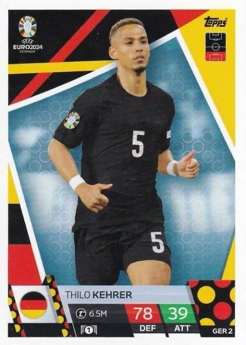 GER2 Thilo Kehrer Germany Base EURO 2024 Match Attax