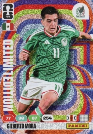 Gilberto Mora Meksyk Limited Edition Panini FIFA World Cup 2026