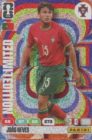 Joao Neves Portugalia Limited Edition Panini FIFA World Cup 2026
