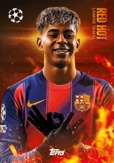 RH-LY Yamal Barcelona Red Hot and Cold Match Attax 2025/26