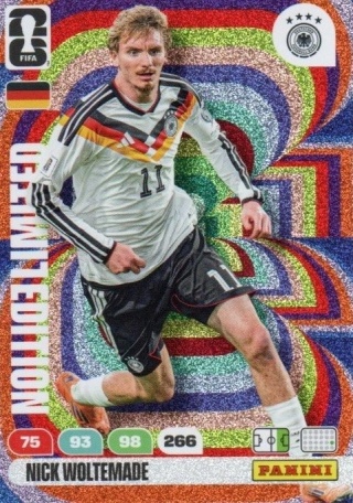 Nick Woltemade Niemcy Limited Edition Panini FIFA World Cup 2026