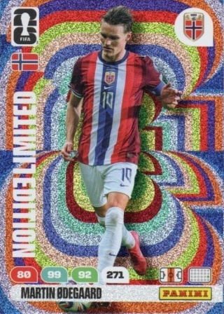 LE-MO Martin Ødegaard Norway Limited Edition Panini FIFA World Cup 2026
