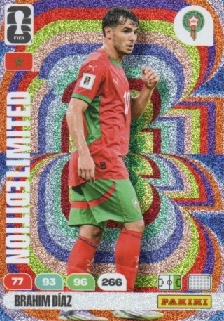 LE-BD Brahim Díaz Morocco Limited Edition Panini FIFA World Cup 2026