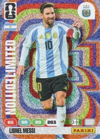 LE-LM Lionel Messi Argentina Limited Edition Panini FIFA World Cup 2026