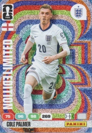 LE-CP Cole Palmer England Limited Edition Panini FIFA World Cup 2026