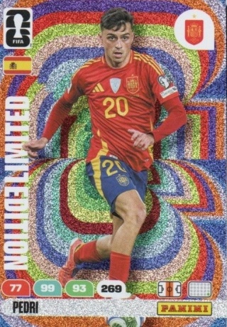 LE-P Pedri Spain Limited Edition Panini FIFA World Cup 2026