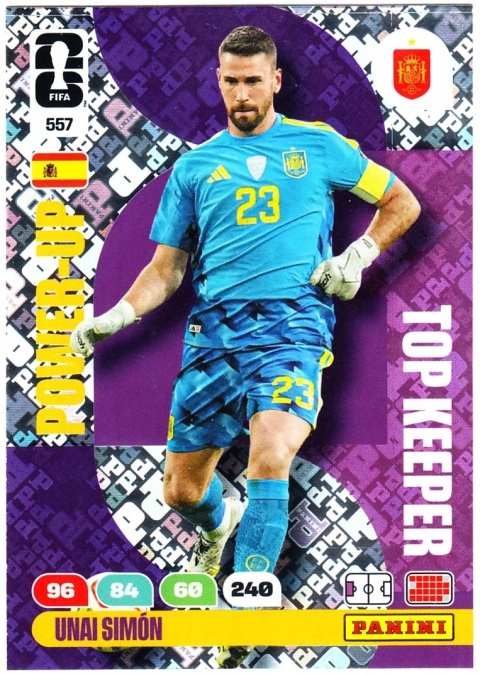 557 Unai Simon Spain Top Keepers Panini FIFA World Cup 2026