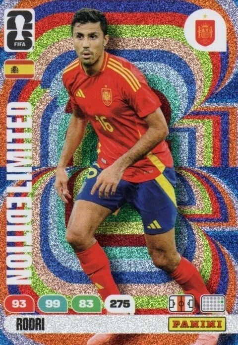 LE-R Rodri Spain Limited Edition Panini FIFA World Cup 2026